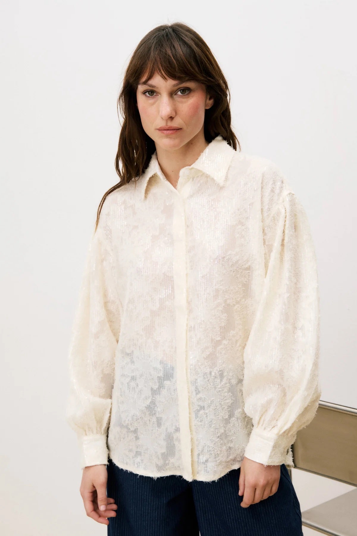 FRNCH Candi Shirt - Creme