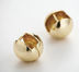 Ball Stud Hoop Earring - Gold