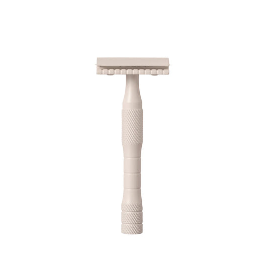 Sustainable Brass Safety Razor - Cream