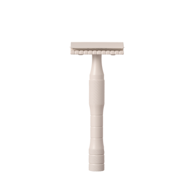 Sustainable Brass Safety Razor - Cream