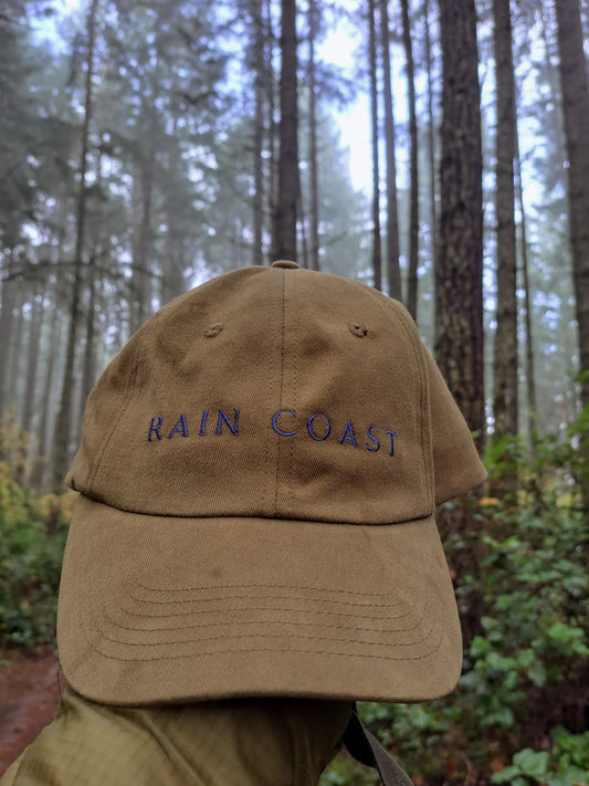 SeaDog Designs Organic Cotton Cap in Khaki - Rain Coast