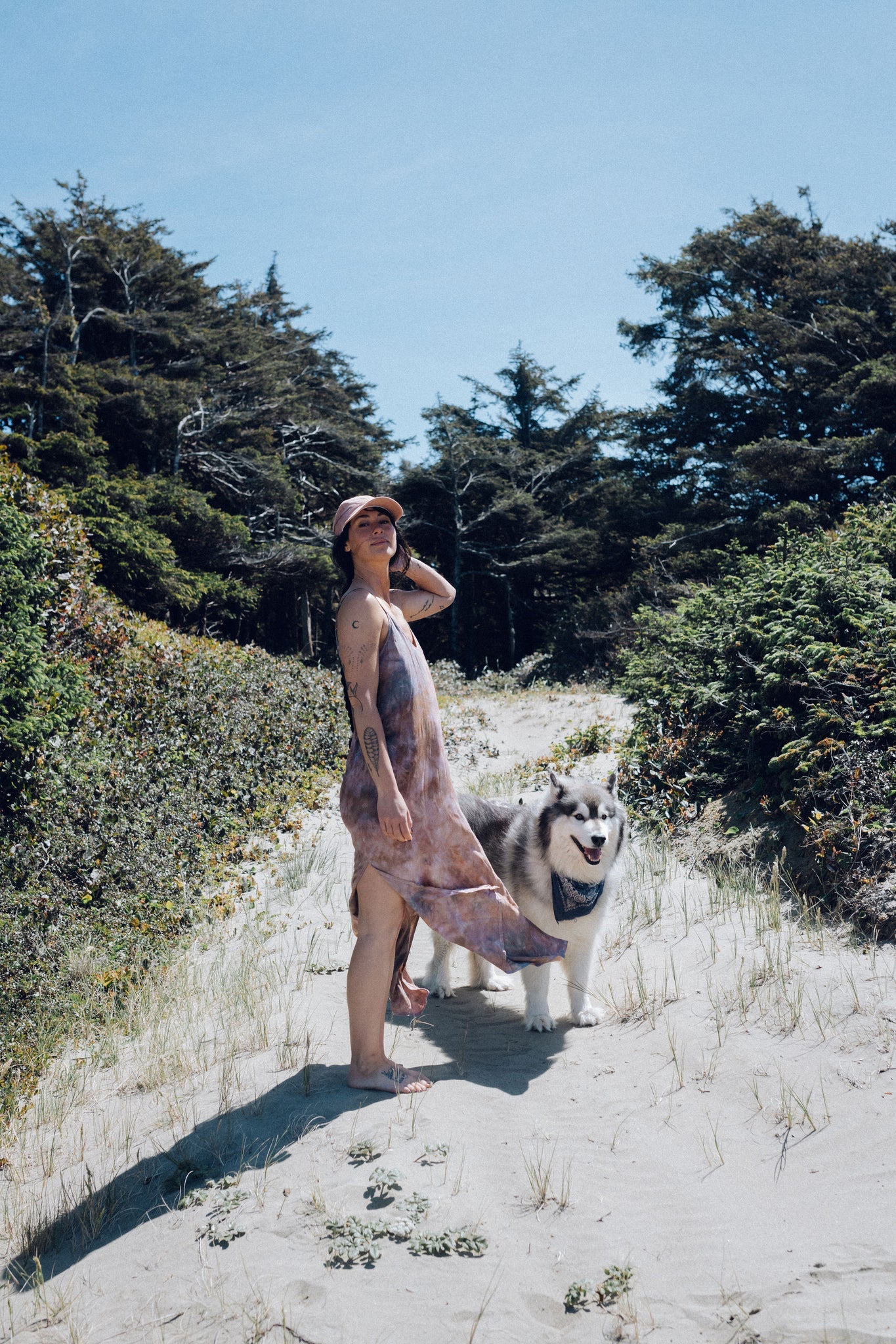 SeaDog Designs Organic Cotton Cap in Blush  - Fleur