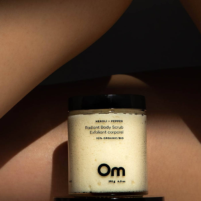 Om Organics Neroli + Pepper Radiant Body Scrub - 195g