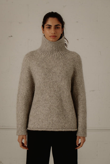 Bare Knitwear Stanley Pullover in Marble