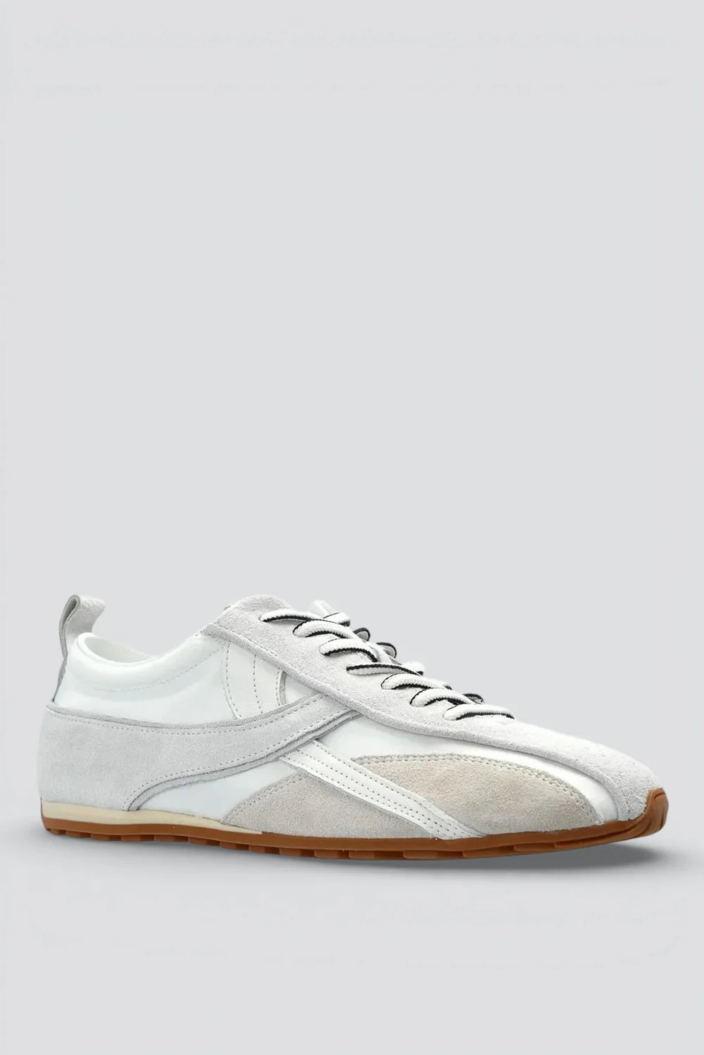 Alohas White Tb.304 Nylon Leather Sneakers