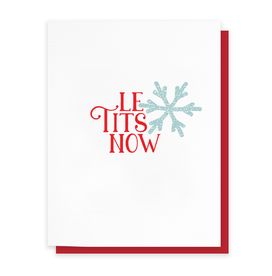 Caridideology Greeting Card - Le Tits Now