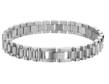  Watch Band Link Bracelet - Silver