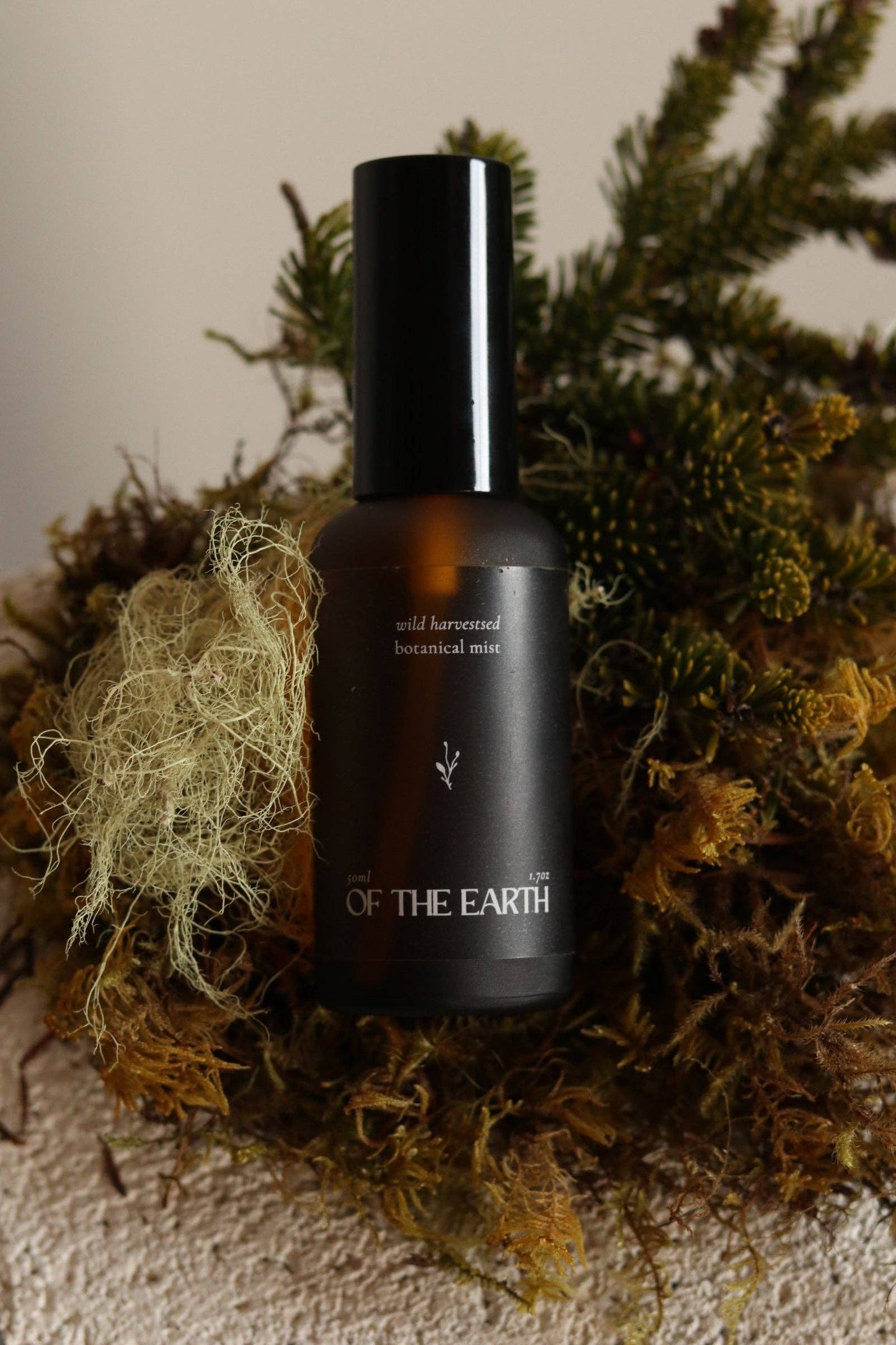 of the earth:: Black Spruce, Usnea & Moss Room, Body & Linen Botanical Mist