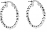 Mini Baller Hoop Earring - Silver