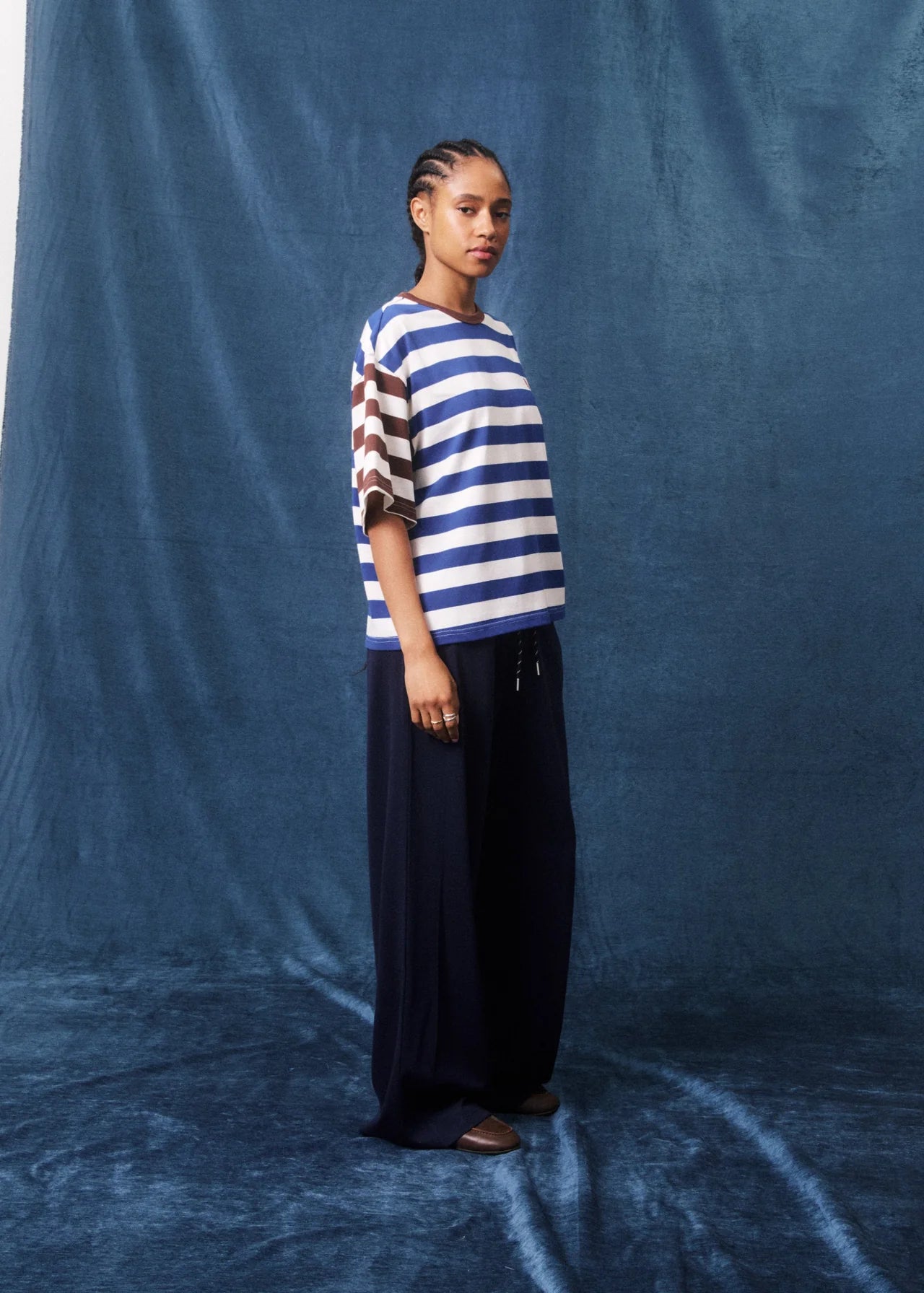 Frnch Wells Marine Blue Pants