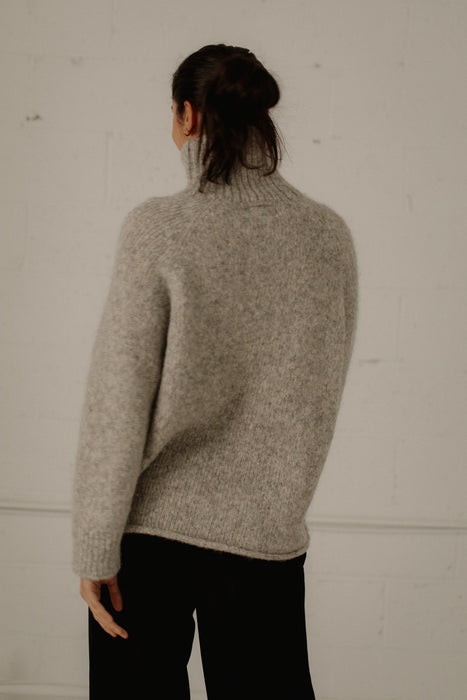 Bare Knitwear Stanley Pullover in Marble