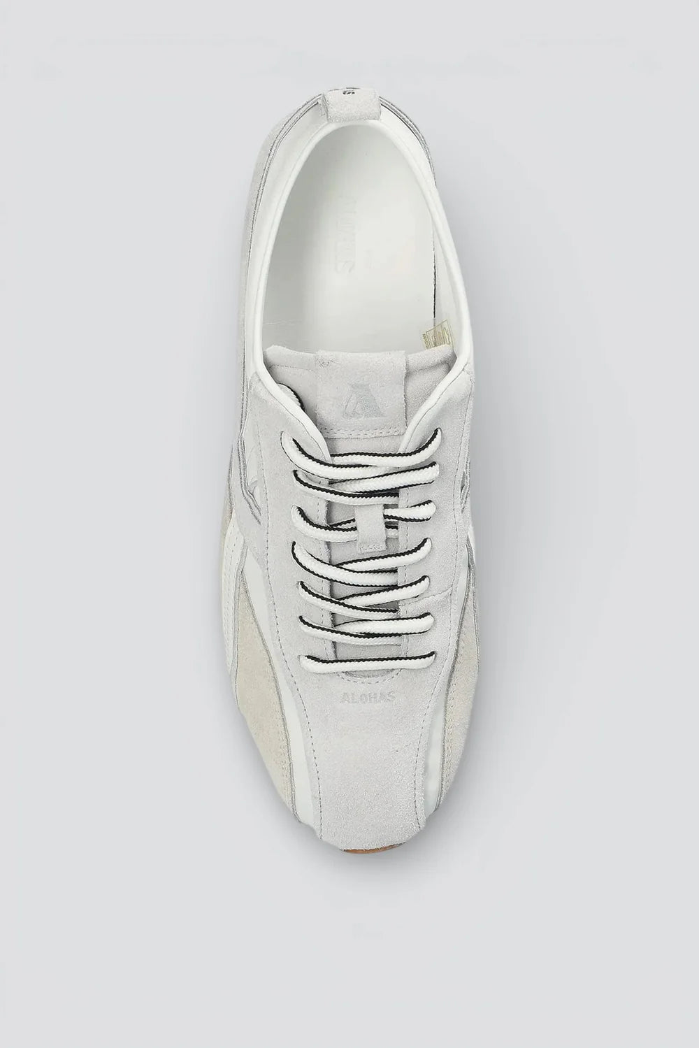 Alohas White Tb.304 Nylon Leather Sneakers