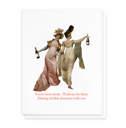 Cardideology Greeting Card - Never Alone