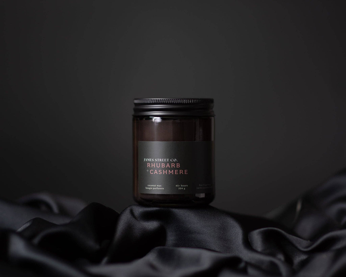 James Street Co. Rhubarb Cashmere Standard Candle - 8oz