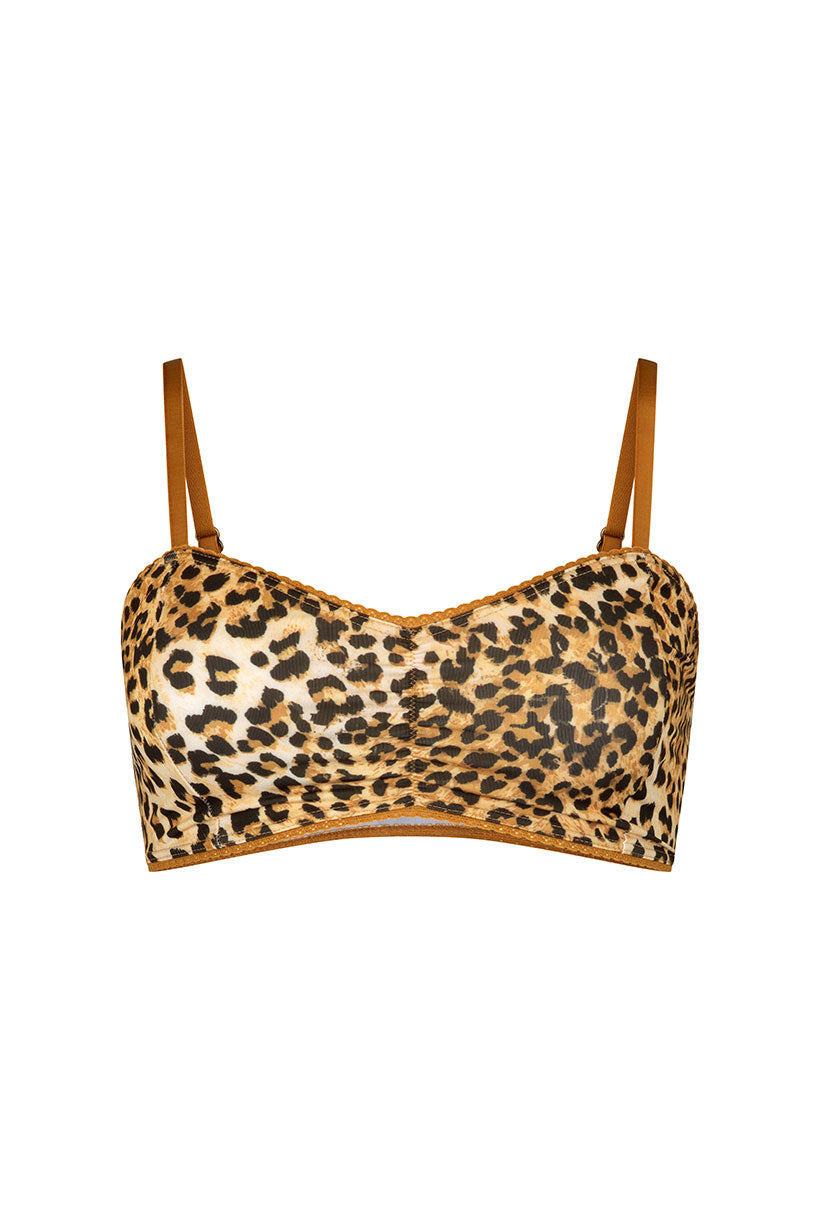 Spell Samantha Bralette - Vintage Leopard