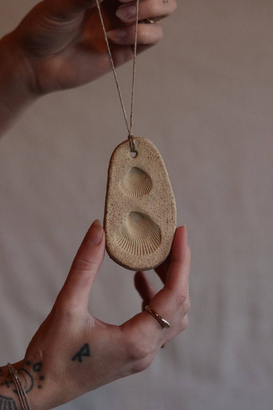 of the earth:: Gathered Earth Ornament - Double Shell