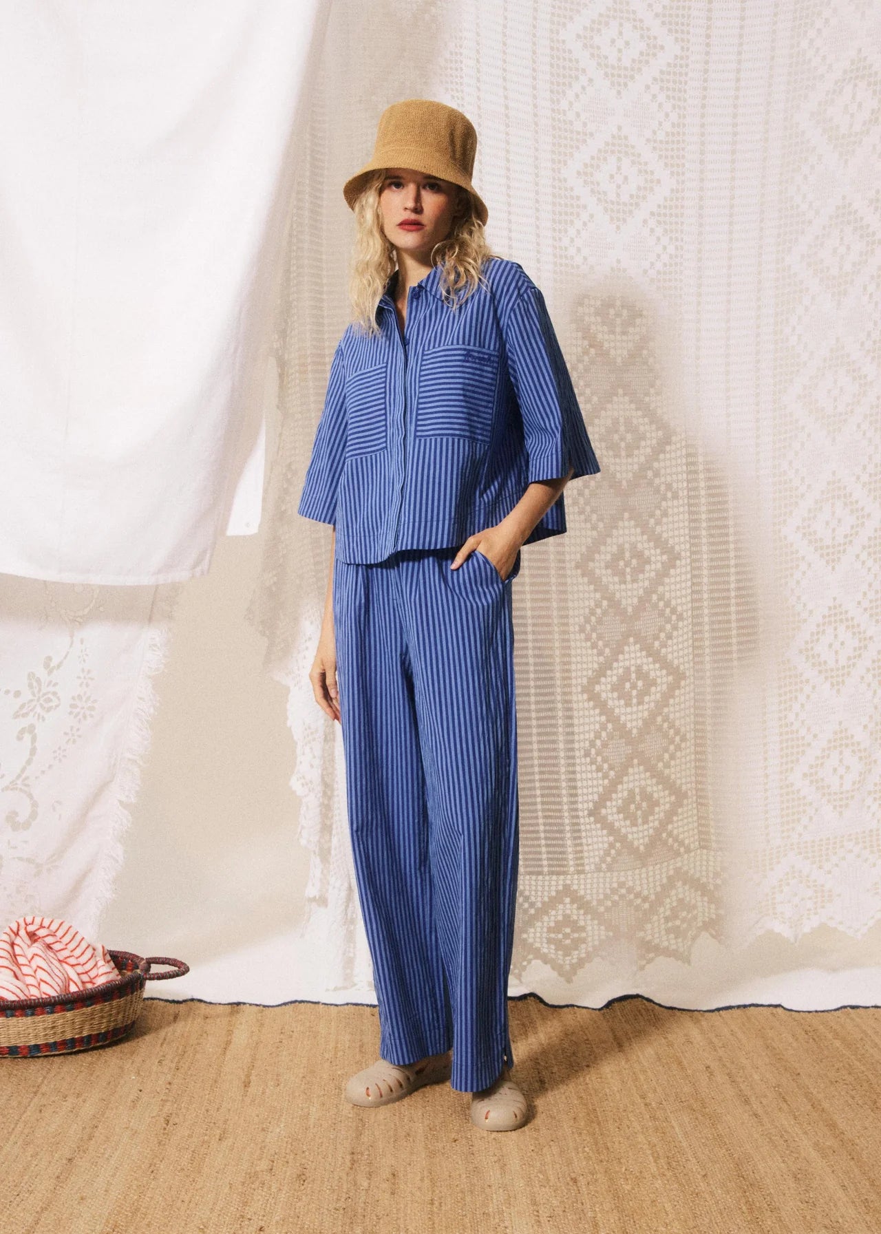 FRNCH Annunziata Trousers - Electric Blue