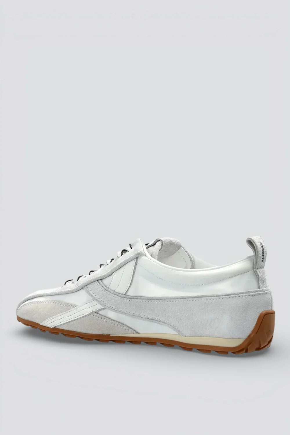 Alohas White Tb.304 Nylon Leather Sneakers