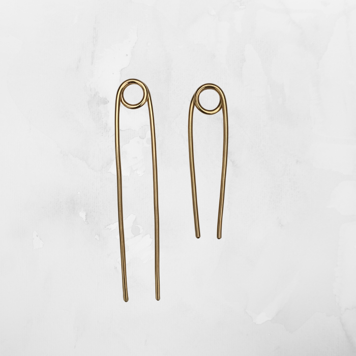 Safety Pin Hair Fork - Small