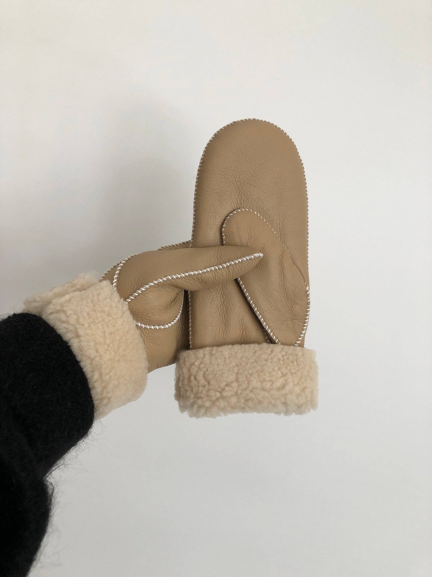 Shearling Mittens - Various Colours