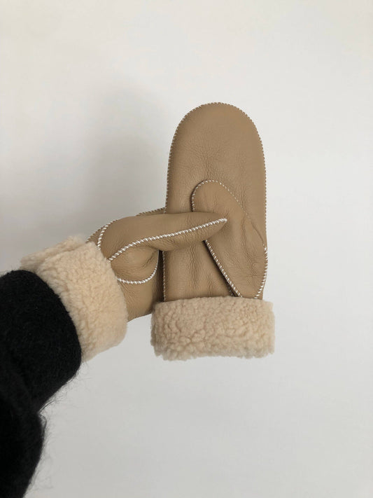 Shearling Mittens - Various Colours