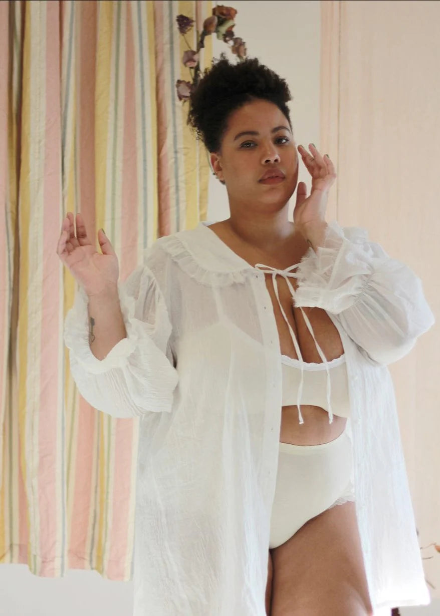 Smith Bowen Romantic Shirt Robe