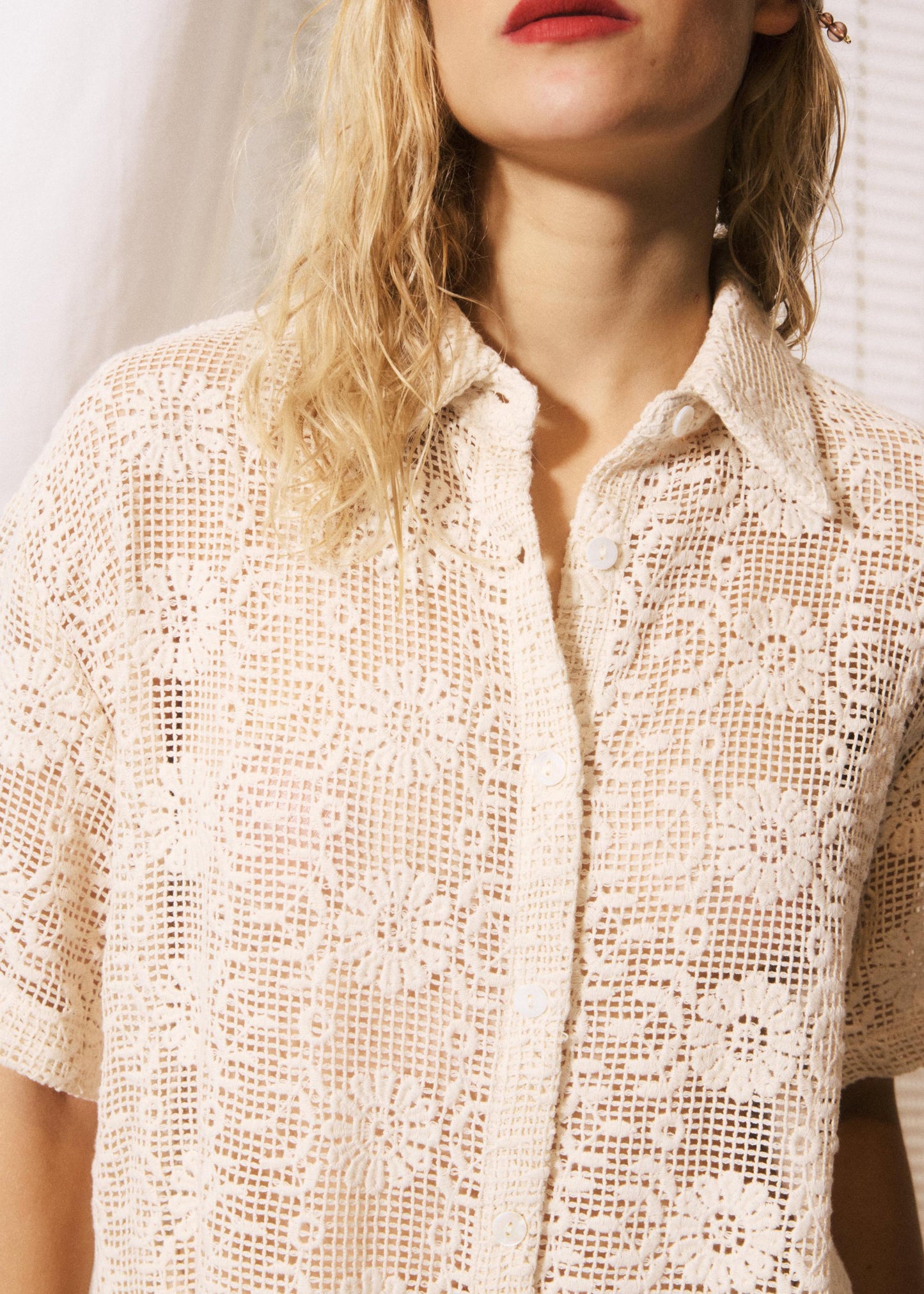 FRNCH Vincenzo Shirt - Cream