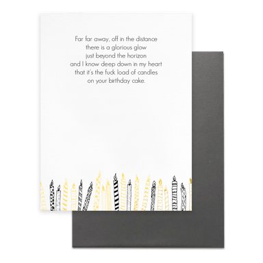 Cardideology Greeting Card - A Glorious Glow