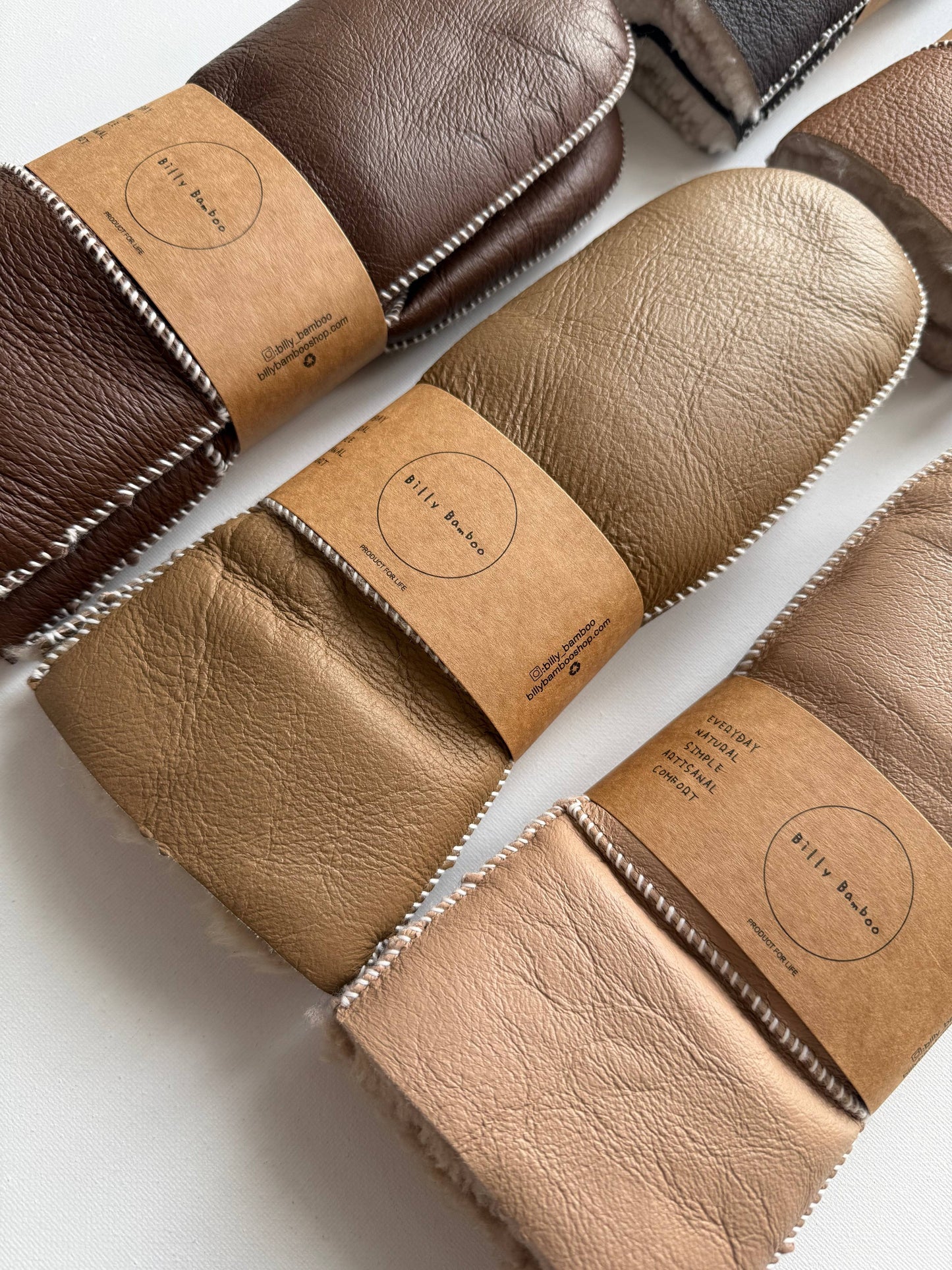 Shearling Mittens - Various Colours