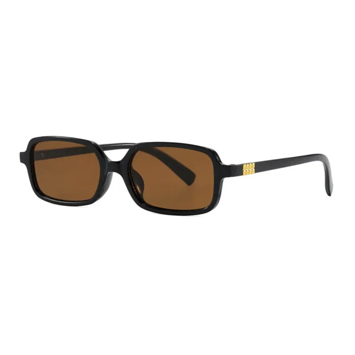 Shady Lady Rachel Sunglasses - Black/ Brown