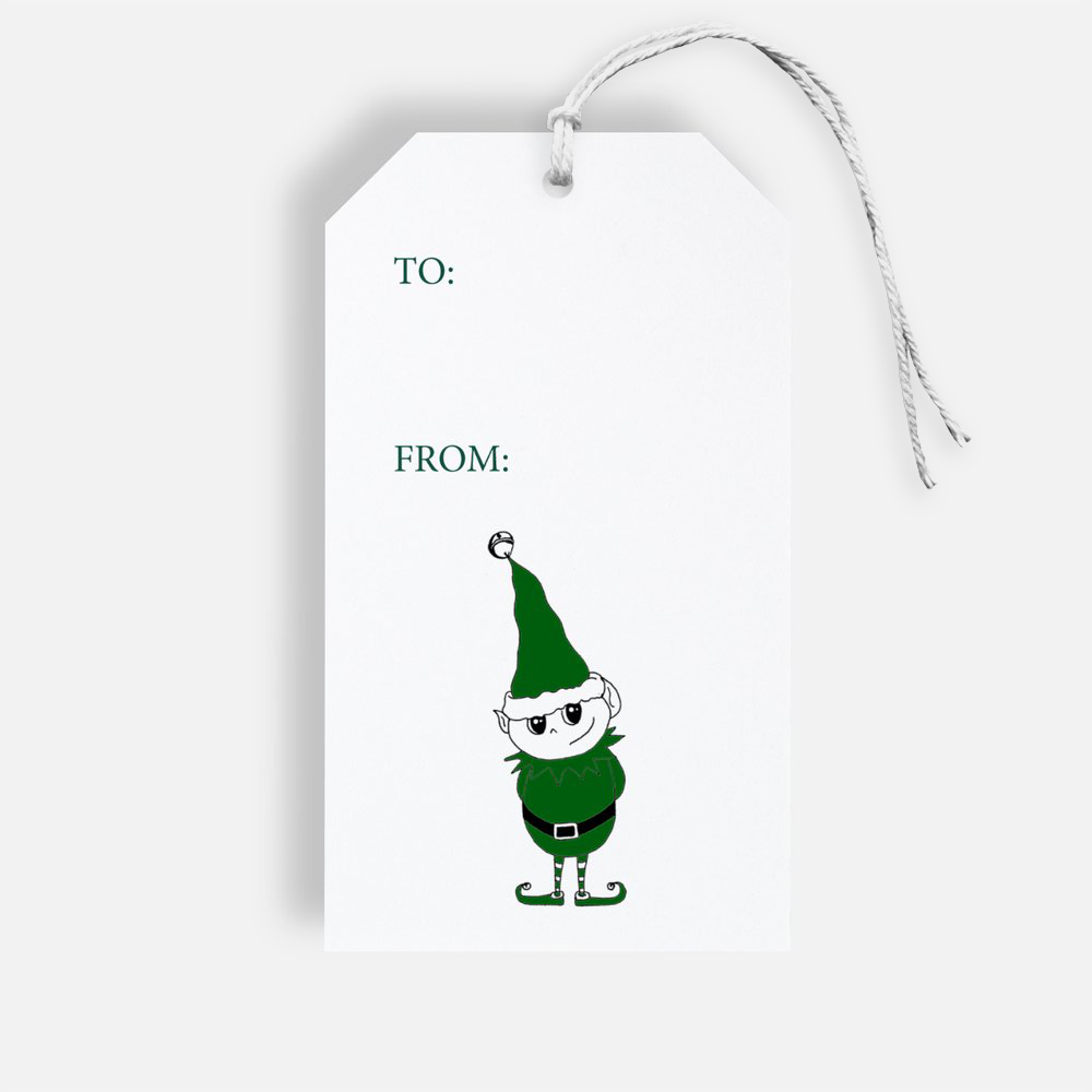 Cardideology Gift Tags - Elf