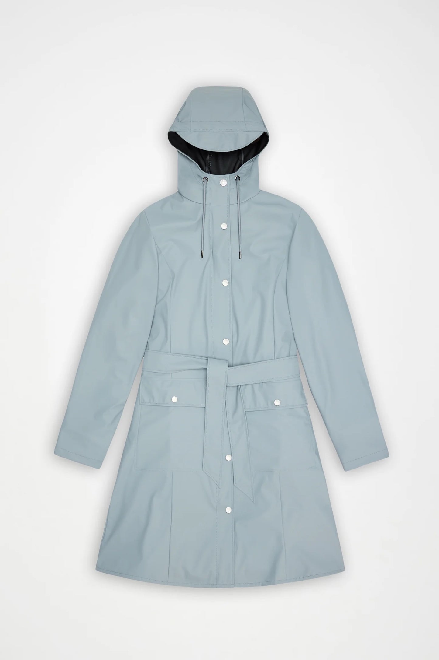 RAINS Curve Long Jacket - Pool