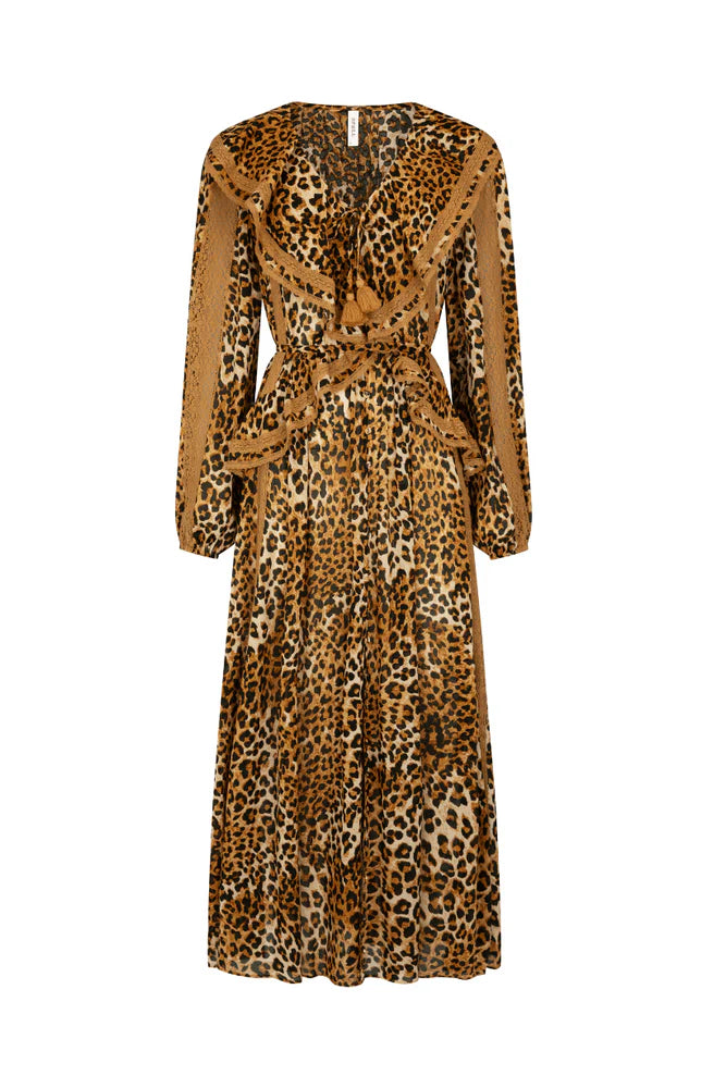 Spell Samantha Lace Gown - Vintage Leopard