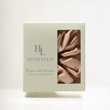 HoneyLux Premium Organic Silk Scrunchie