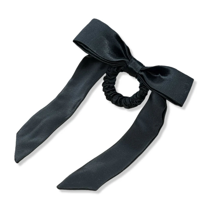 Skinny Silk Bow Scrunchies - Various