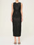 Esme Midi Dress - Black Coated