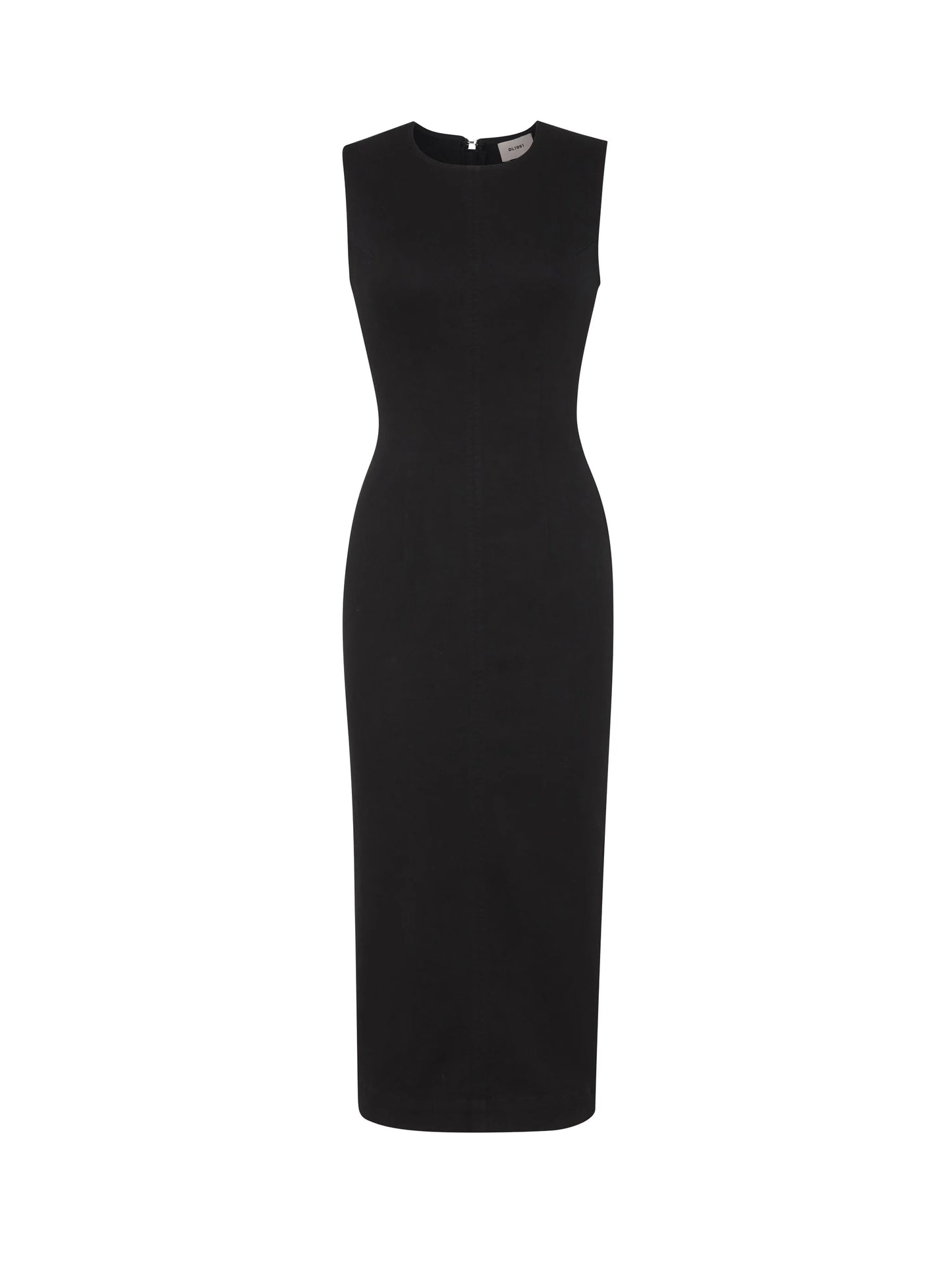 DL 1961 Esme Esme Midi Instasculpt™ Denim Dress - Black