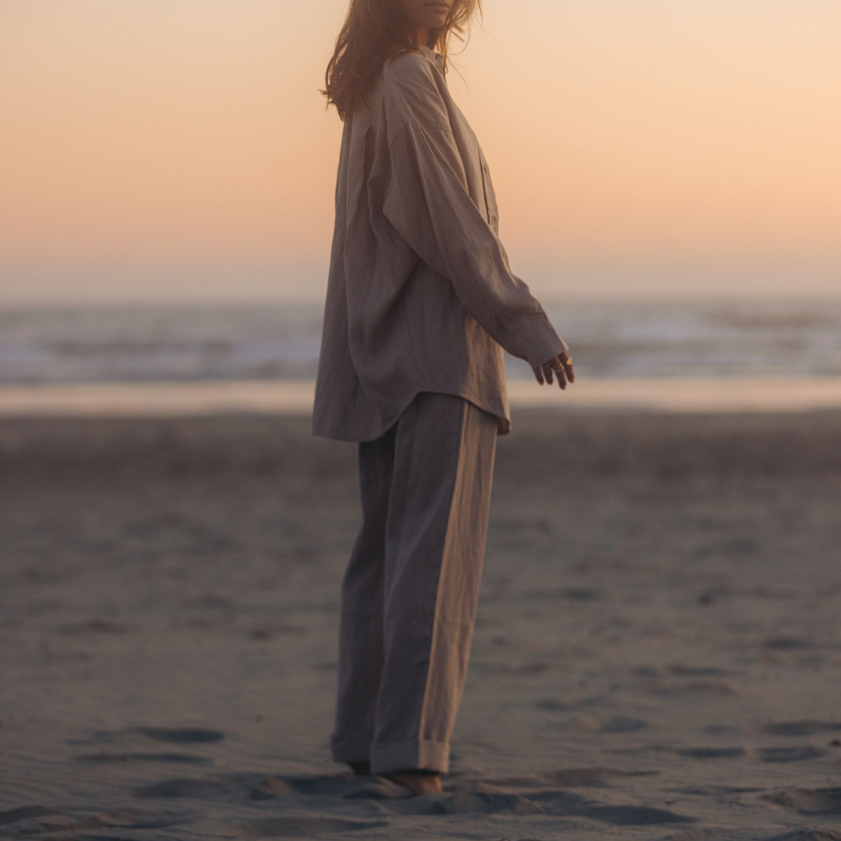 Hendriks Jasmine Pant - Mushroom