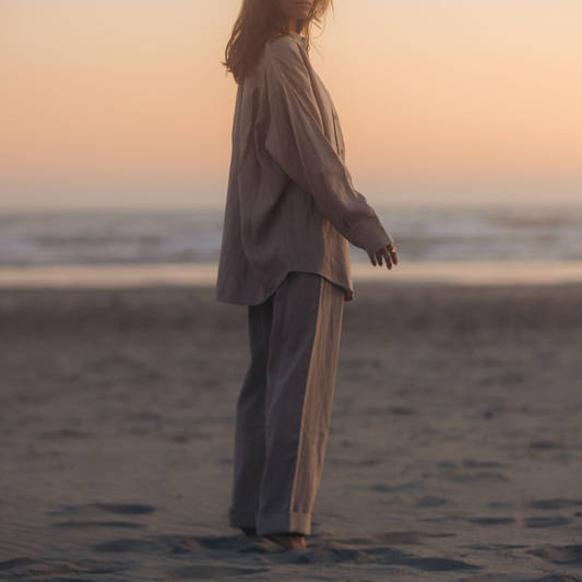 Hendriks Jasmine Pant - Mushroom