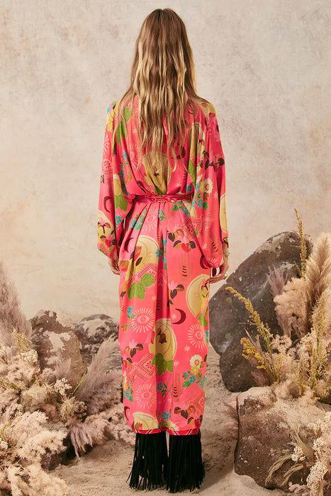 Spell Libertine Reversible Robe - Cayenne