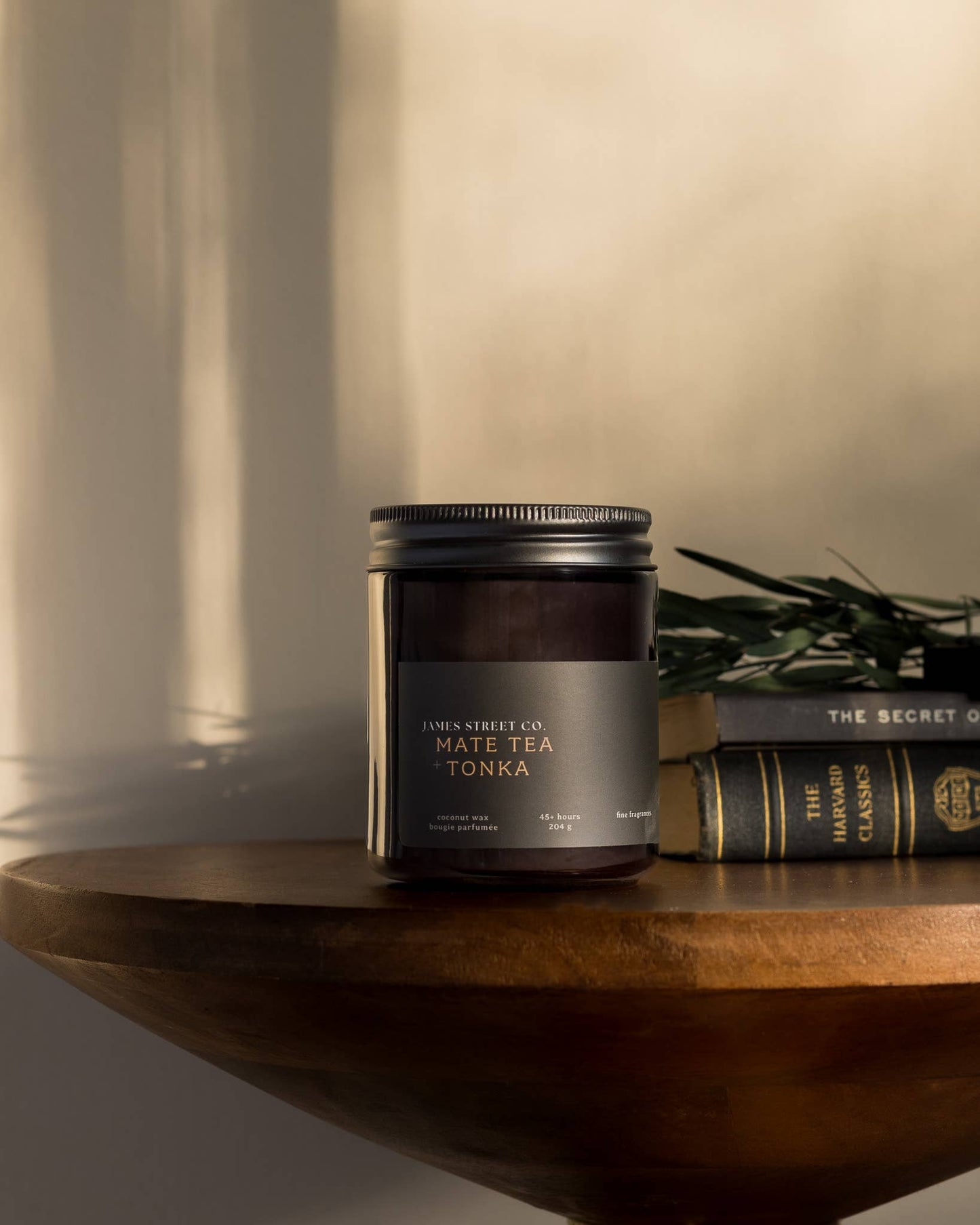 James Street Co. Mate Tea + Tonka Standard Candle - 8oz