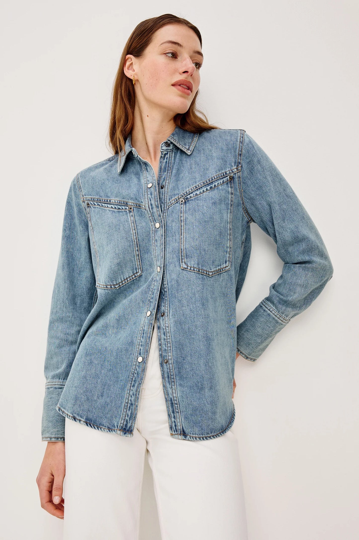 Rails Acton Shirt - Western Blue