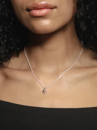 Wolf Circus Mini Heartlock and Cross Charm Necklace