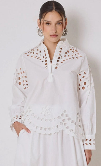 Airam Eyelet Blouse