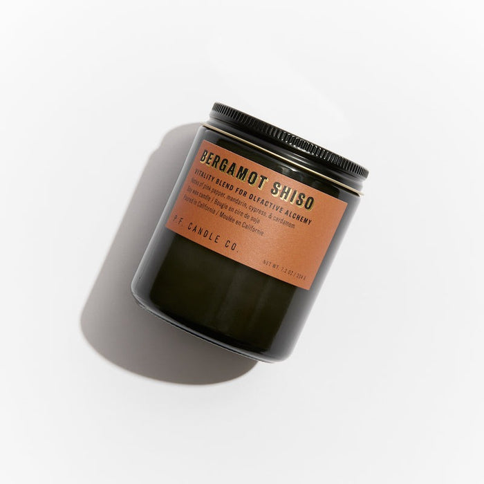 P.F. Candle Co. Bergamot Shiso – Alchemy 7.2 oz Soy Candle