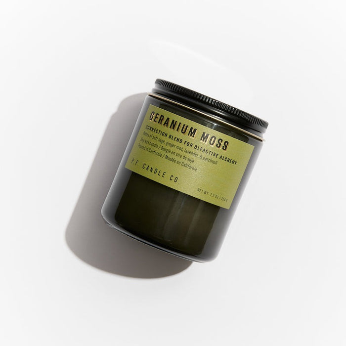 P.F. Candle Co. Geranium Moss – Alchemy 7.2 oz Soy Candle