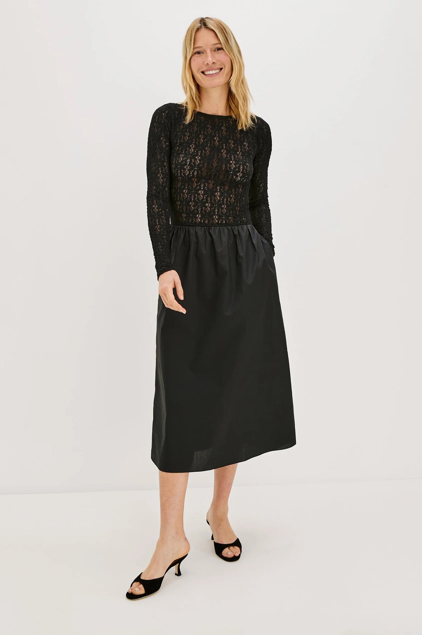 Rails Amberly Dress - Black Lace