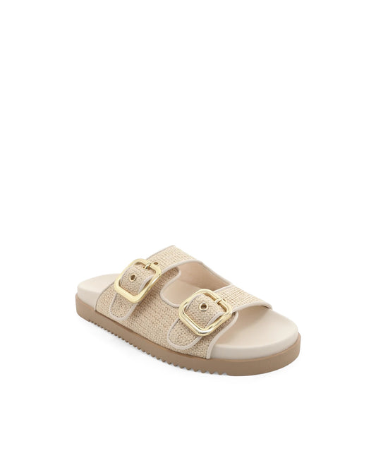 Billini Amora Sandal - Cream Raffia