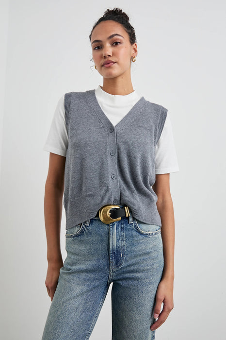 Annika Vest - Charcoal