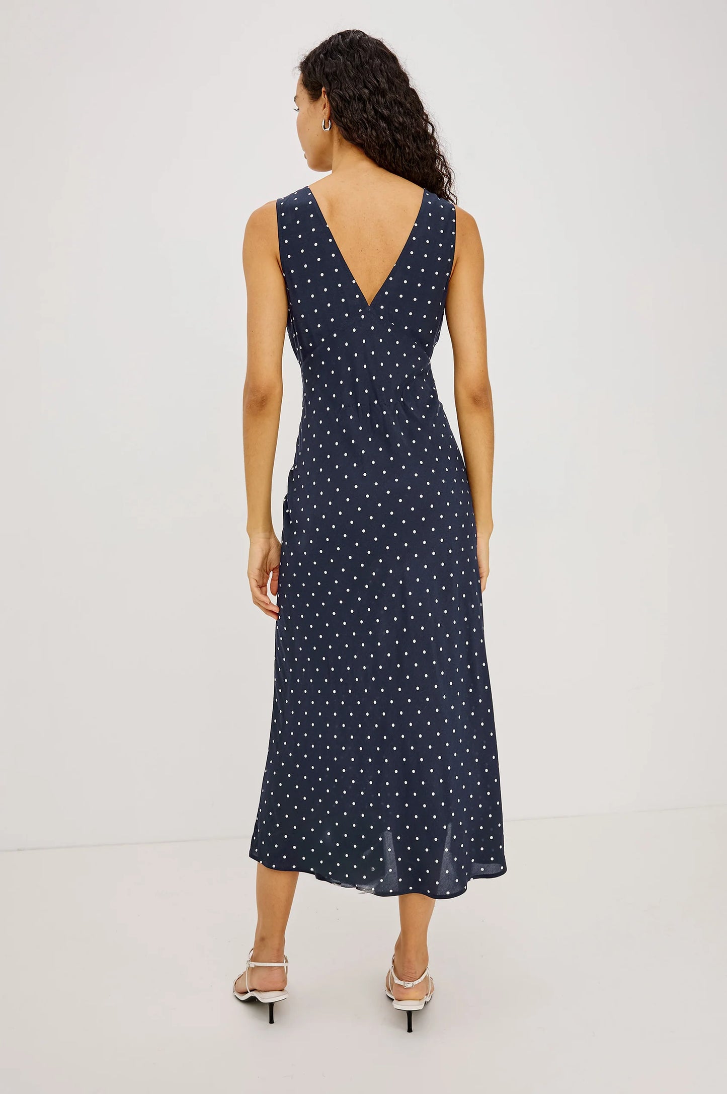 Rails Audrina Dress - Navy Polka Dots